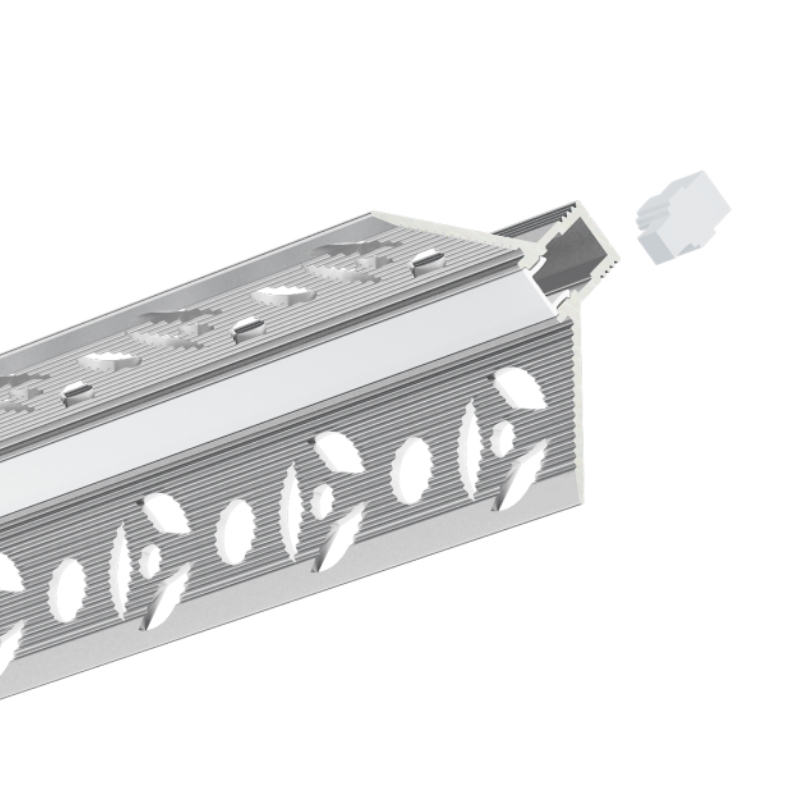 Mud In LED Inside Corner Moulding For 5mm Strip Lighting Mud In LED Inside Corner Moulding For 5mm Strip Lighting